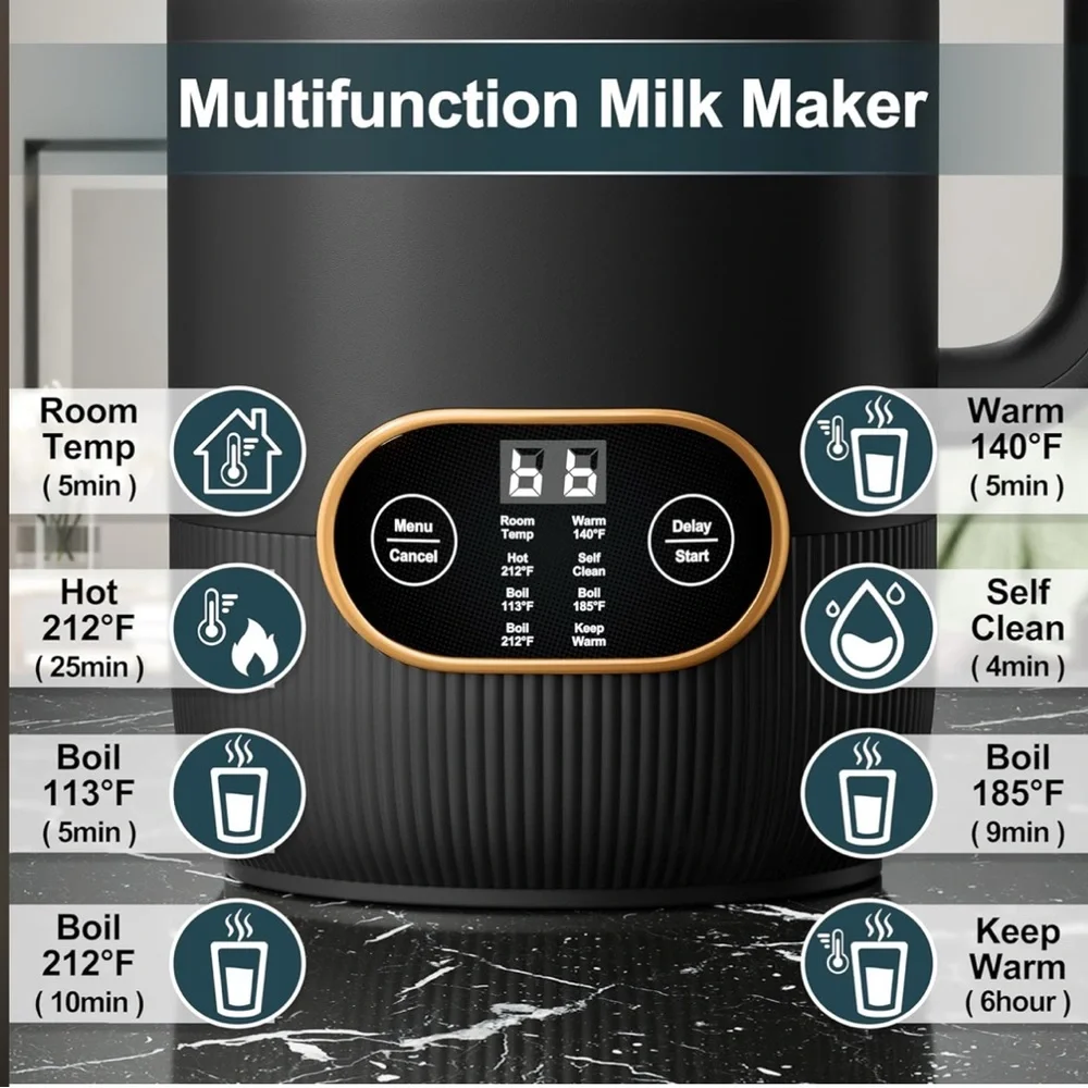 Nut Milk Maker, 8 in 1 - Picture 2 of 10